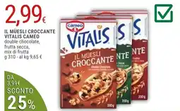 Doro Supermercati IL MÜESLI CROCCANTE VITALIS CAMEO offerta