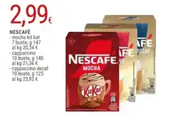 Doro Supermercati NESCAFE mocha kit kat offerta