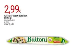 Doro Supermercati Pasta sfoglia rotonda Buitoni senza glutine offerta