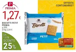 Doro Supermercati Biscotti Petit Primia offerta
