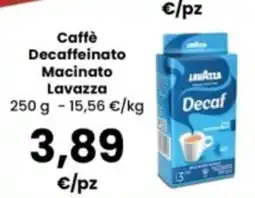 Interspar Caffè Decaffeinato Macinato Lavazza offerta