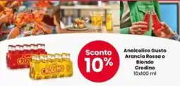 Interspar Analcolico Gusto Arancia Rossa o Biondo Crodino offerta