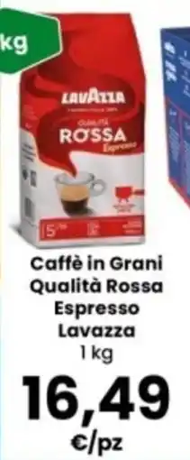 Interspar Caffè in Grani Qualità Rossa Espresso Lavazza offerta