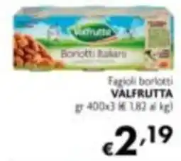 Maxi Supermercati Fagioli borlotti VALFRUTTA offerta