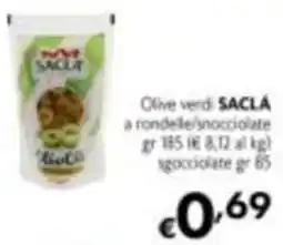 Maxi Supermercati Olive verdi SACLA offerta