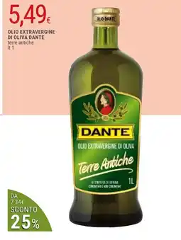 Doro Supermercati OLIO EXTRAVERGINE DI OLIVA DANTE Terre Antiche offerta