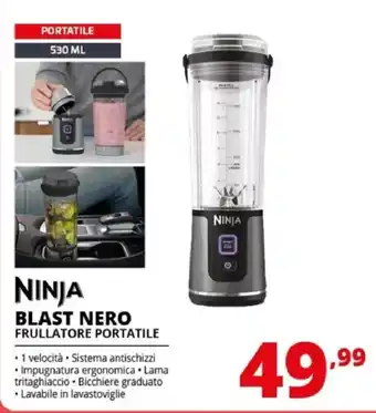 Comet NINJA BLAST NERO FRULLATORE PORTATILE offerta