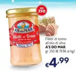 Maxi Supermercati Filetti di tonno A'S DO MAR offerta