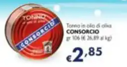 Maxi Supermercati Tonno in olio di oliva CONSORCIO offerta
