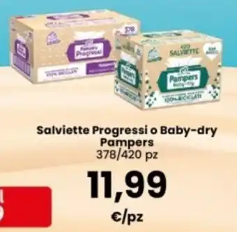 Interspar Salviette Progressi o Baby-dry Pampers offerta