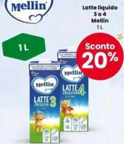 Interspar Latte liquido 3 o 4 Mellin offerta