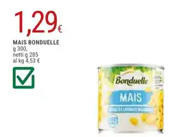 Doro Supermercati Mais Bonduelle offerta