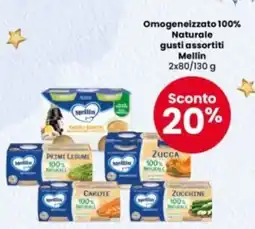 Interspar Omogeneizzato 100% Naturale Mellin offerta