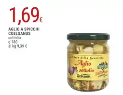 Doro Supermercati Aglio a spicchi Coelsanus offerta