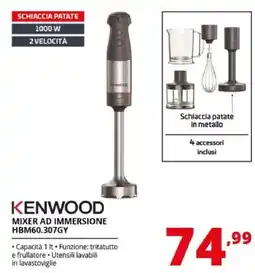 Comet KENWOOD MIXER AD IMMERSIONE offerta