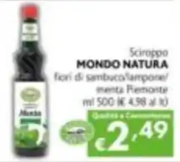 Maxi Supermercati Sciroppo MONDO NATURA offerta