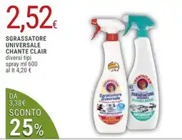 Doro Supermercati Sgrassatore universale Chante Clair offerta