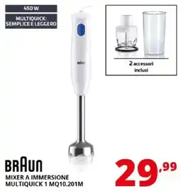 Comet BRAUN MIXER A IMMERSIONE MULT IQUICK 1 offerta