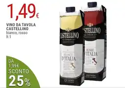 Doro Supermercati Vino da tavola Castellino offerta