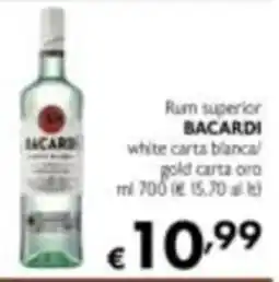 Maxi Supermercati Rum superior BACARDI offerta