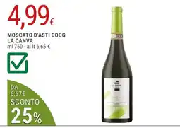 Doro Supermercati Moscato d'Asti DOCG La Canva offerta