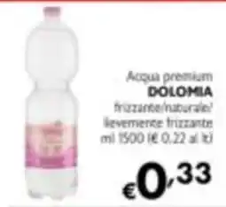 Maxi Supermercati Acqua premium DOLOMIA offerta