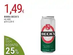Doro Supermercati Birra Beck's offerta