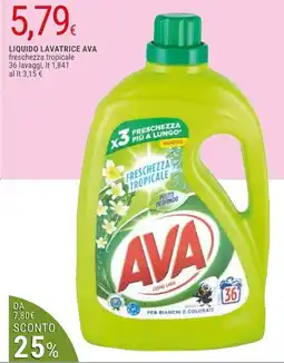 Doro Supermercati LIQUIDO LAVATRICE AVA freschezza tropicale offerta