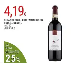 Doro Supermercati CHIANTI COLLI FIORENTINI DOCG TORREQUERCIE offerta