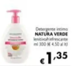 Maxi Supermercati Detergente intimo NATURA VERDE offerta
