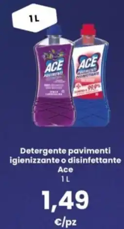 Interspar Detergente pavimenti igienizzante o disinfettante Ace offerta