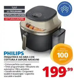 Comet PHILIPS FRIGGITRICE AD ARIA CON COTTURA A VAPORE offerta