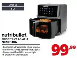 Comet nutribullet. FRIGGITRICE AD ARIA NBA0811DG offerta