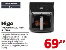 Comet Higo FRIGGITRICE AD ARIA 8L FA80 offerta