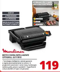 Comet Moulinex BISTECCHIERA INTELLIGENTE offerta