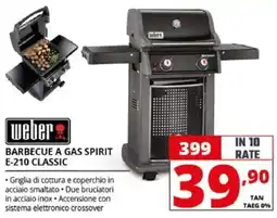 Comet Weber Barbecue a gas Spirit E-210 Classic offerta