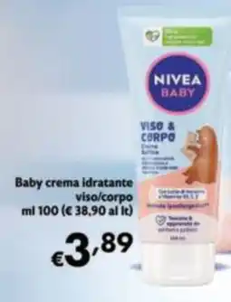 Maxi Supermercati Nivea baby crema idratante viso/corpo offerta