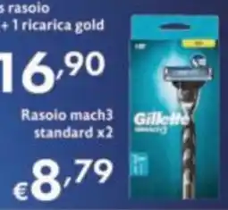 Maxi Supermercati Gillette Rasoio mach3 standard offerta