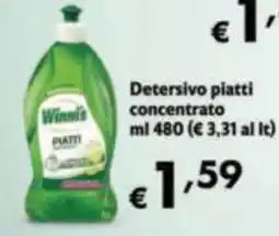 Maxi Supermercati Winnis Detersivo piatti concentrato offerta