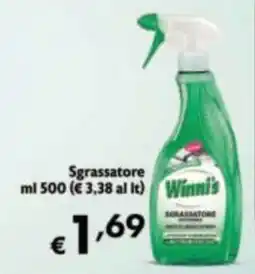 Maxi Supermercati Sgrassatore Winnis offerta