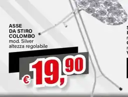 Il Gigante ASSE DA STIRO COLOMBO mod. Silver offerta