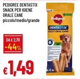 IperFamila Pedigree Dentastix offerta