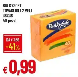 IperFamila BULKYSOFT TOVAGLIOLI 2 VELI offerta