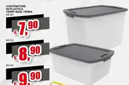 Il Gigante CONTENITORE IN PLASTICA TERRY MOD. TERRA offerta