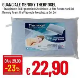 IperFamila GUANCIALE MEMORY THERMOGEL offerta