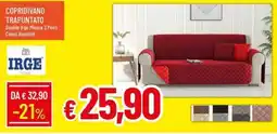 IperFamila COPRIDIVANO TRAPUNTATO Double Irge offerta