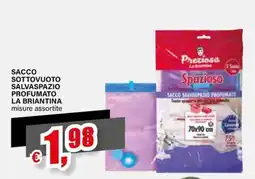 Il Gigante Sacco sottovuoto salvaspazio profumato la briantina offerta
