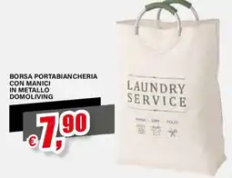 Il Gigante Borsa Portabiancheria con Manici in Metallo Domoliving offerta