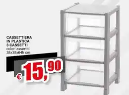 Il Gigante CASSETTIERA IN PLASTICA offerta