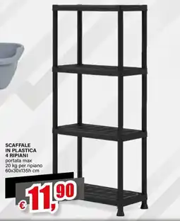 Il Gigante SCAFFALE IN PLASTICA offerta